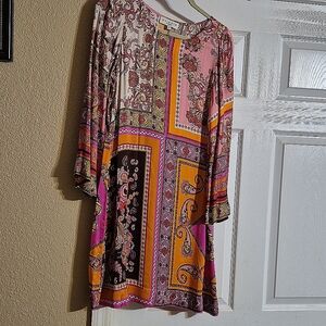 Gorgeous colorful medium Hale Bob Los Angeles dress.